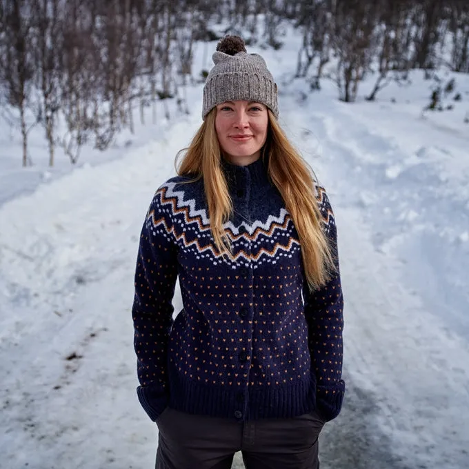 Fjallraven Ovik Pom Hat Beanie GREY