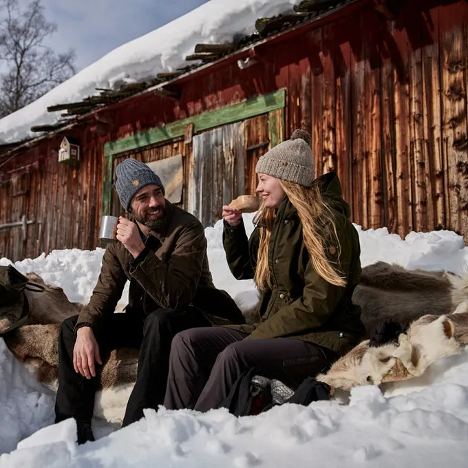 Fjallraven Ovik Pom Hat Beanie GREY
