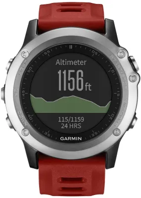 Garmin Watch Fenix 3 Silver Performance Bundle