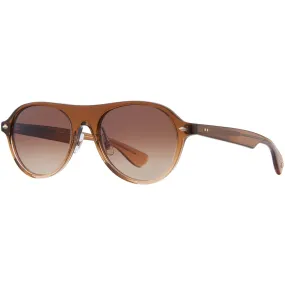 Garrett Leight Women's Sunglasses - Golden Fade Aviator Full Rim | ECKHART GOF/CADG