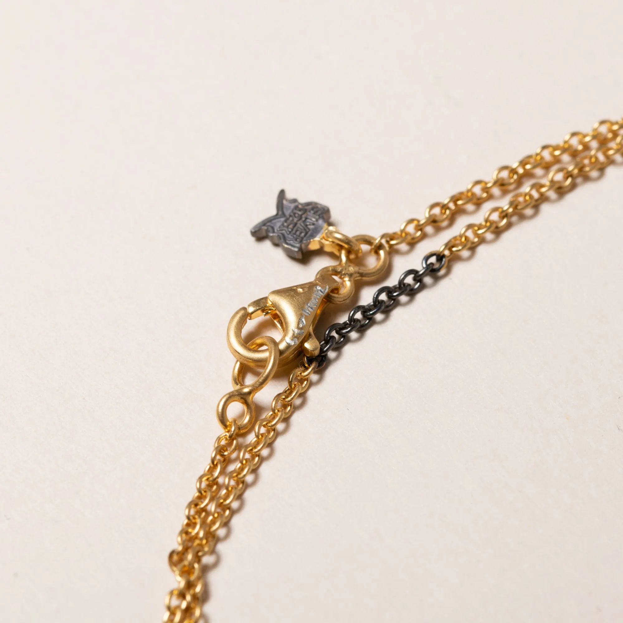 Gold Fused and Sterling SIlver Chain