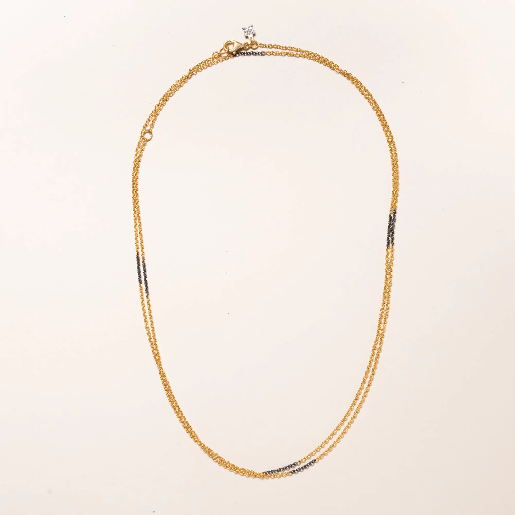 Gold Fused and Sterling SIlver Chain