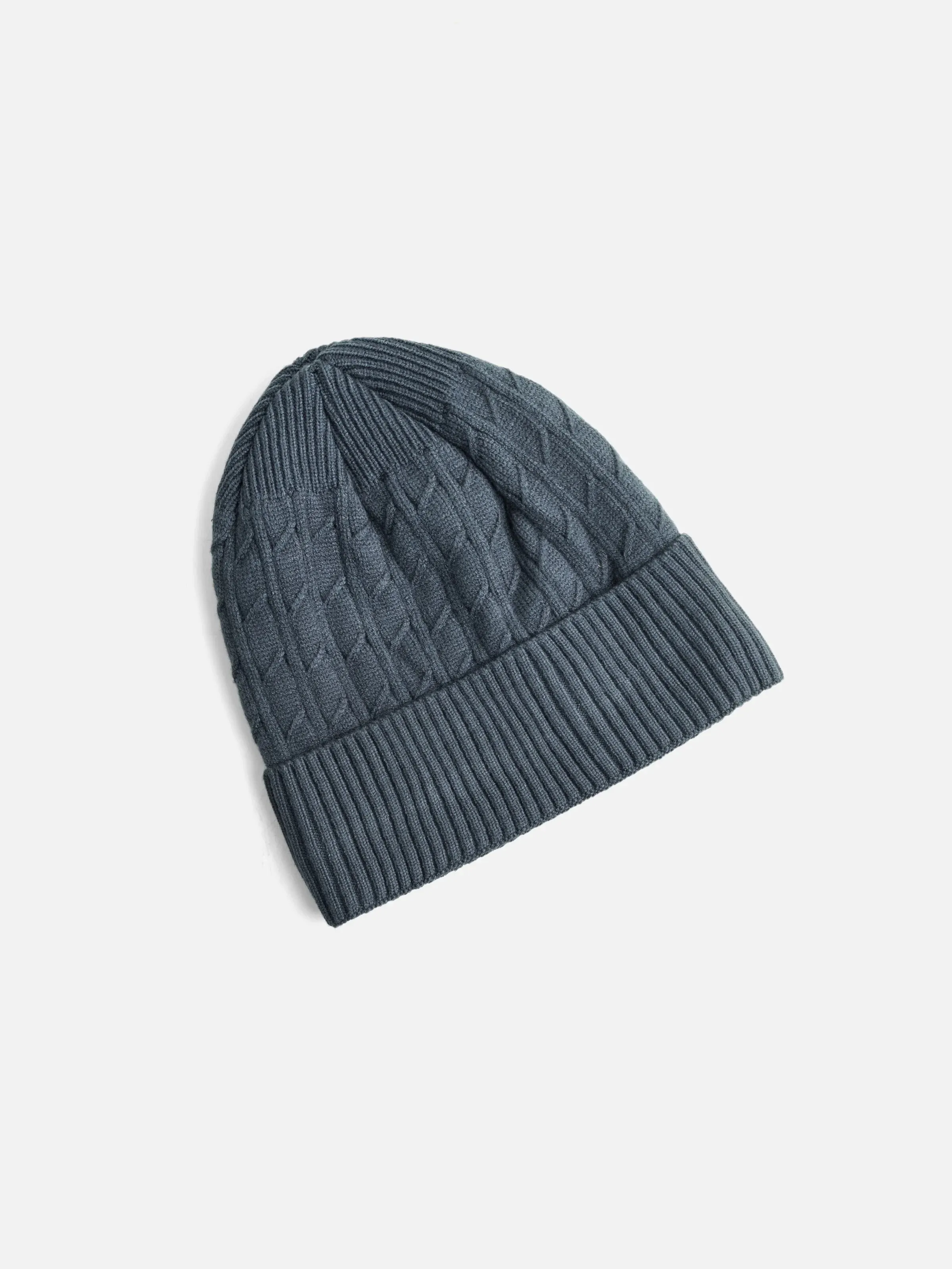 Grey Knitted Beanie - FABC24-002