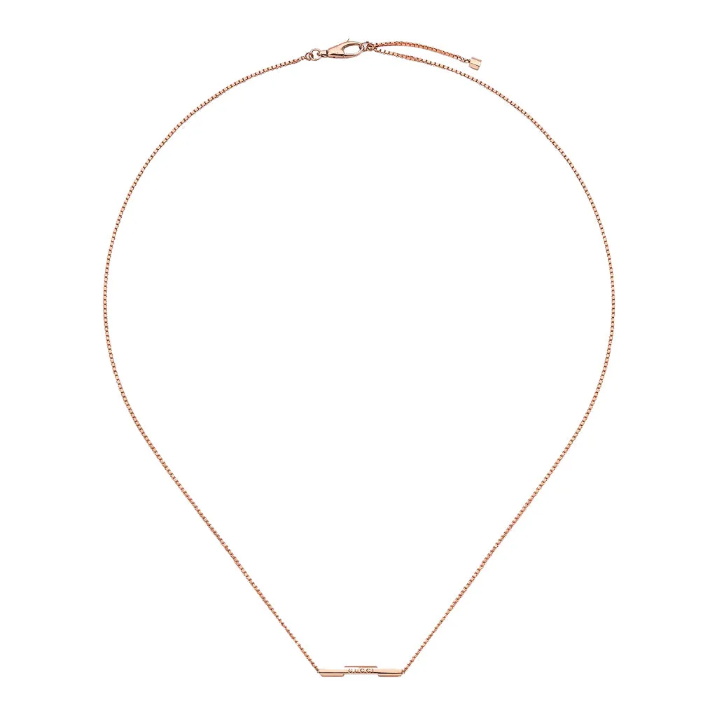 Gucci Link to Love Necklace with Gucci bar