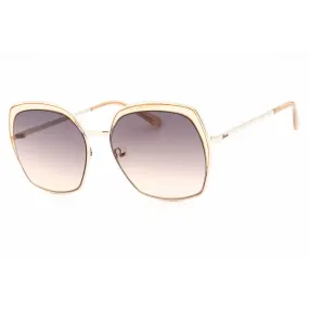 Guess Factory Women's Sunglasses - Gold Full Rim Fixed Nose Pads Frame | GF0410 33F