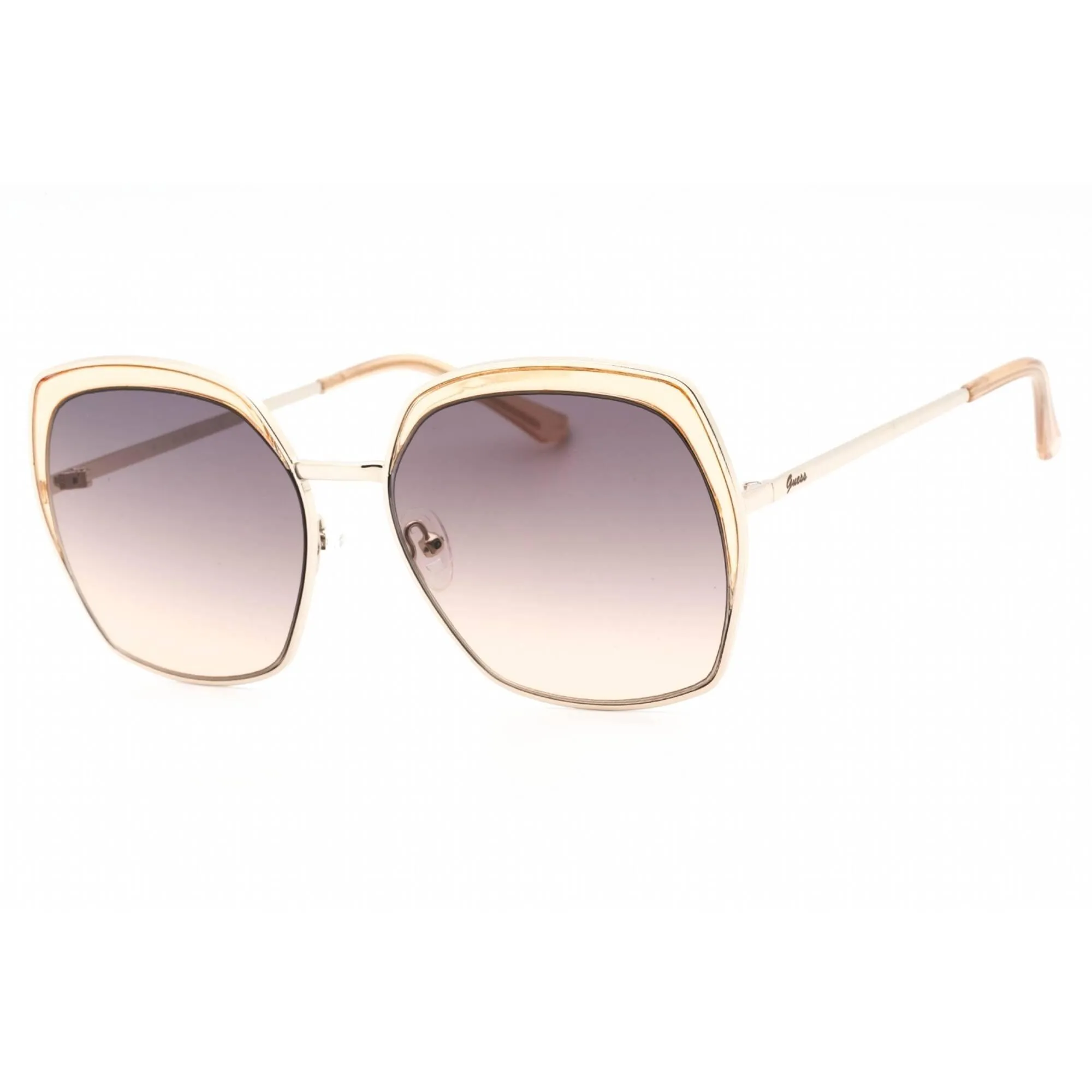 Guess Factory Women's Sunglasses - Gold Full Rim Fixed Nose Pads Frame | GF0410 33F