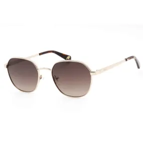 Guess Unisex Sunglasses - Gold Tone Full-Rim Geometric Metal Frame | GU5215 32F