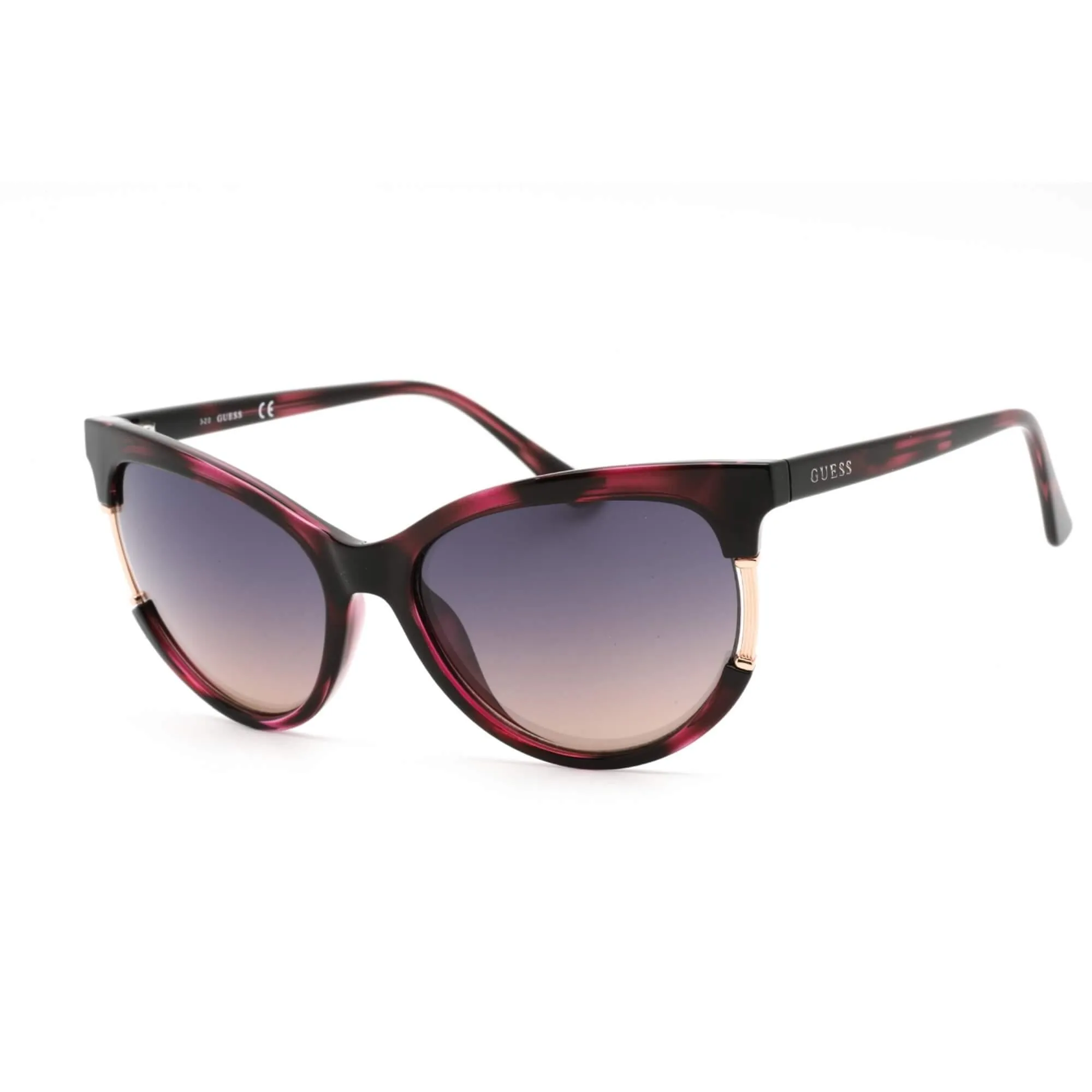 Guess Women's Sunglasses - Violet/Other Cat Eye Full-Rim Plastic Frame | GU7725 83Z
