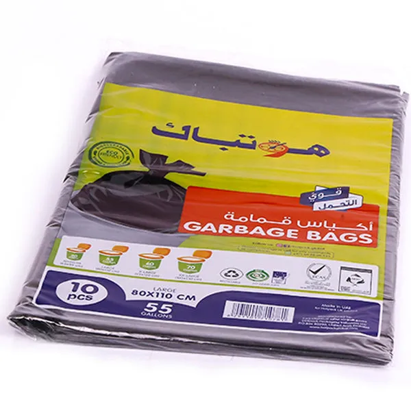 Heavy Duty Garbage Bag 55 Gallon 80 X 110 Cm Large 10 Pieces X 30 Packets