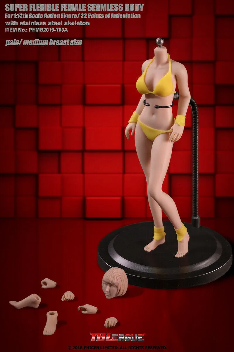 In-stock 1/12 TBLeague Female Seamless Body PHMB2019-T03