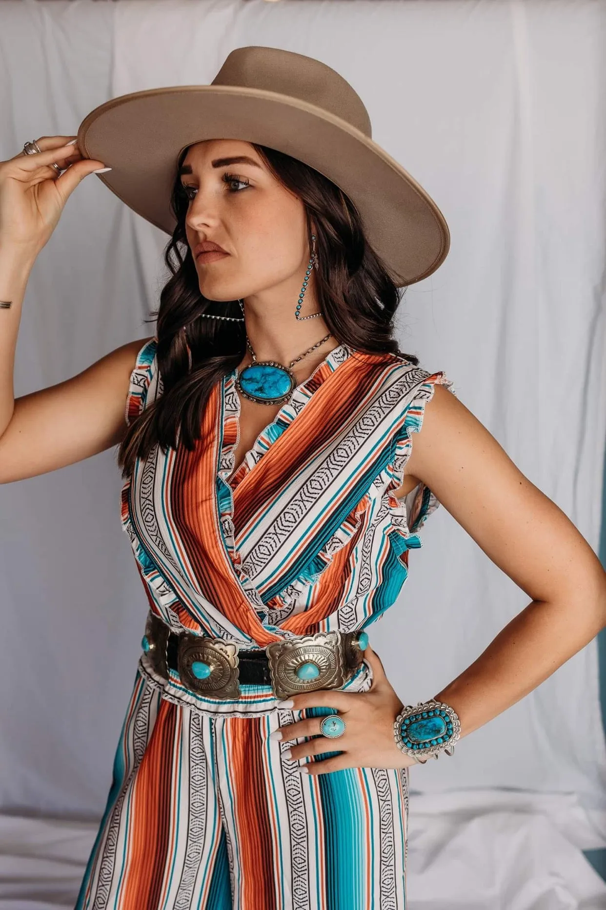 Jentri concho belt- black leather - will restock soon