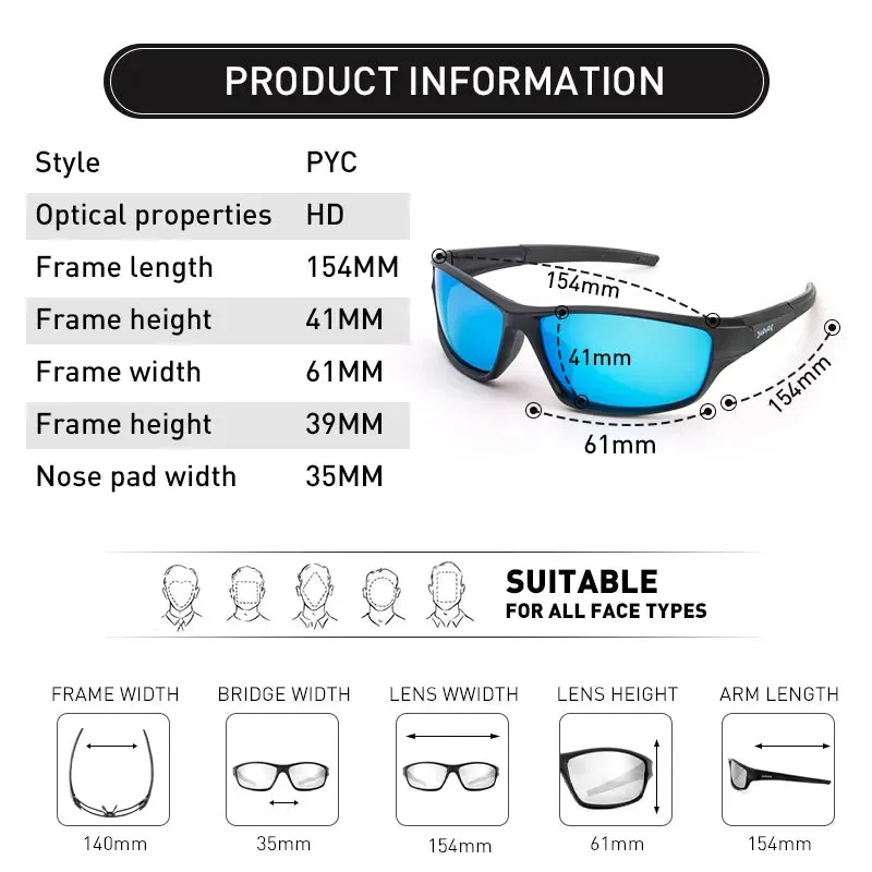 Kapvoe Men Polarized Fashion Eyewear UV400 Cycling Sunglasses Sports MTB Fishing Hiking Skiing Glasses Goggles Women Sunglasses