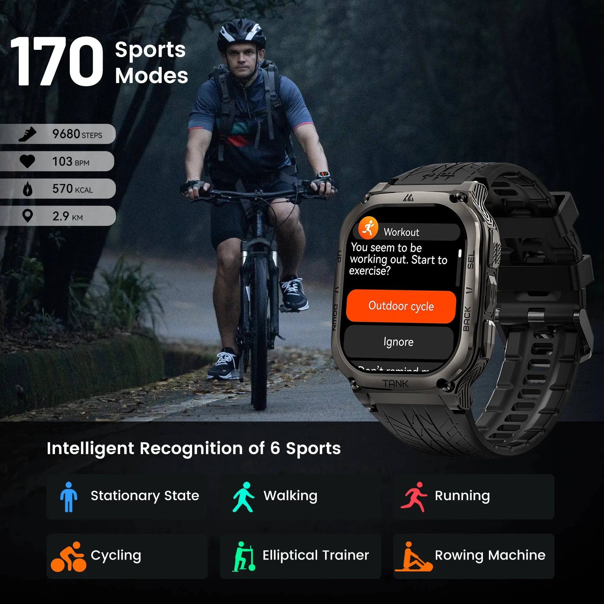 KOSPET TANK M3 Smart Watch