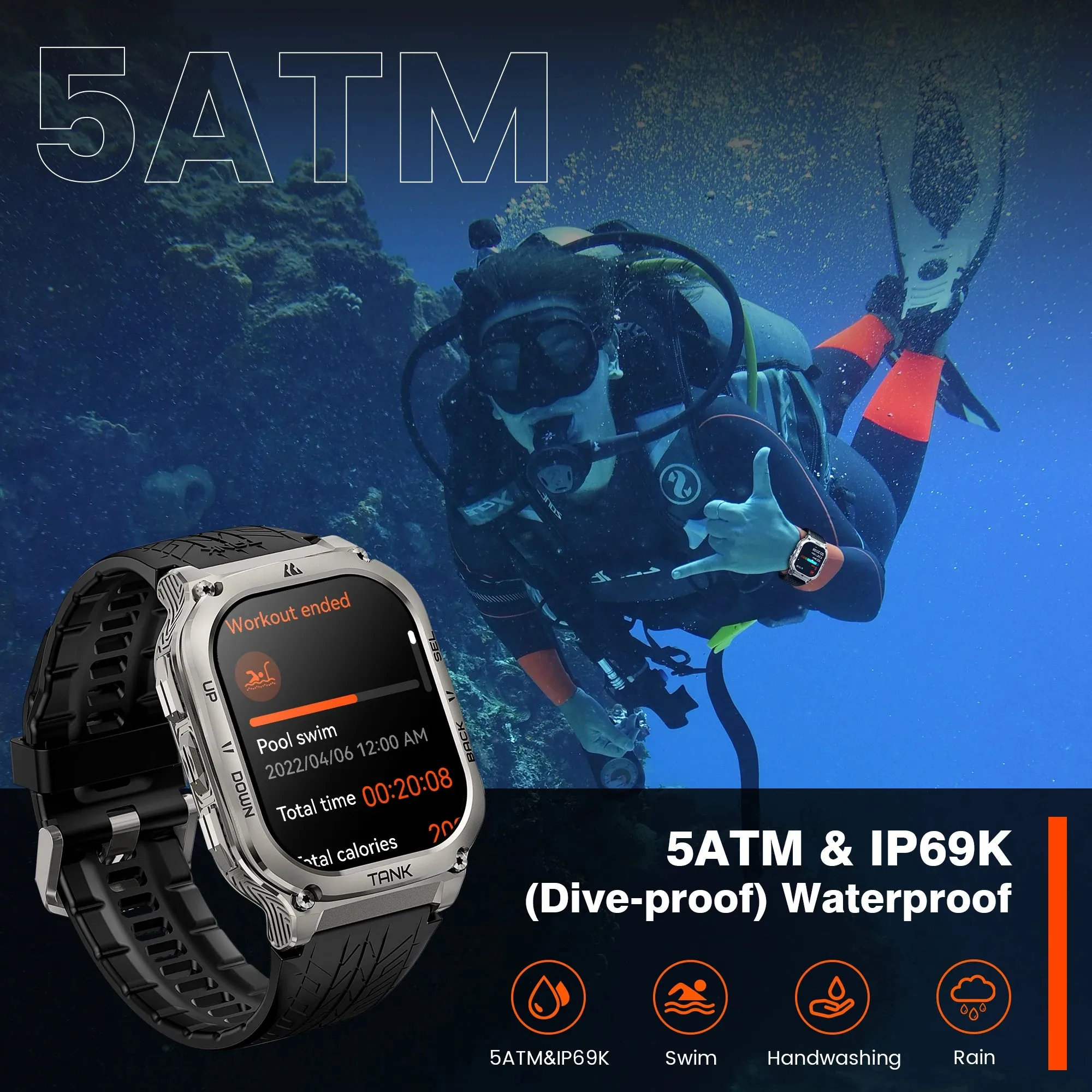 KOSPET TANK M3 Smart Watch