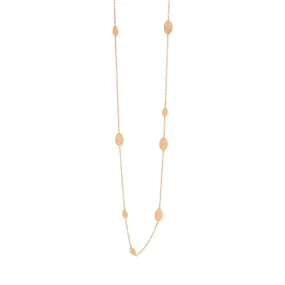 LaViano Fashion 18K Rose Gold Station Necklace