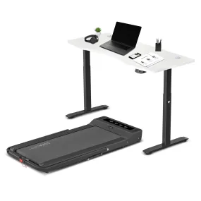 LSG Nimbus Walking Pad Treadmill   White ErgoDesk Automatic Standing Desk 1500mm