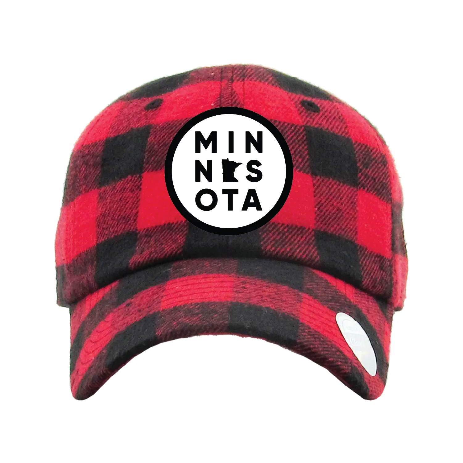 Minnesota Patch Plaid Baseball style Cap