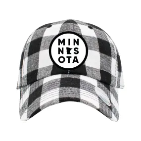 Minnesota Patch Plaid Baseball style Cap
