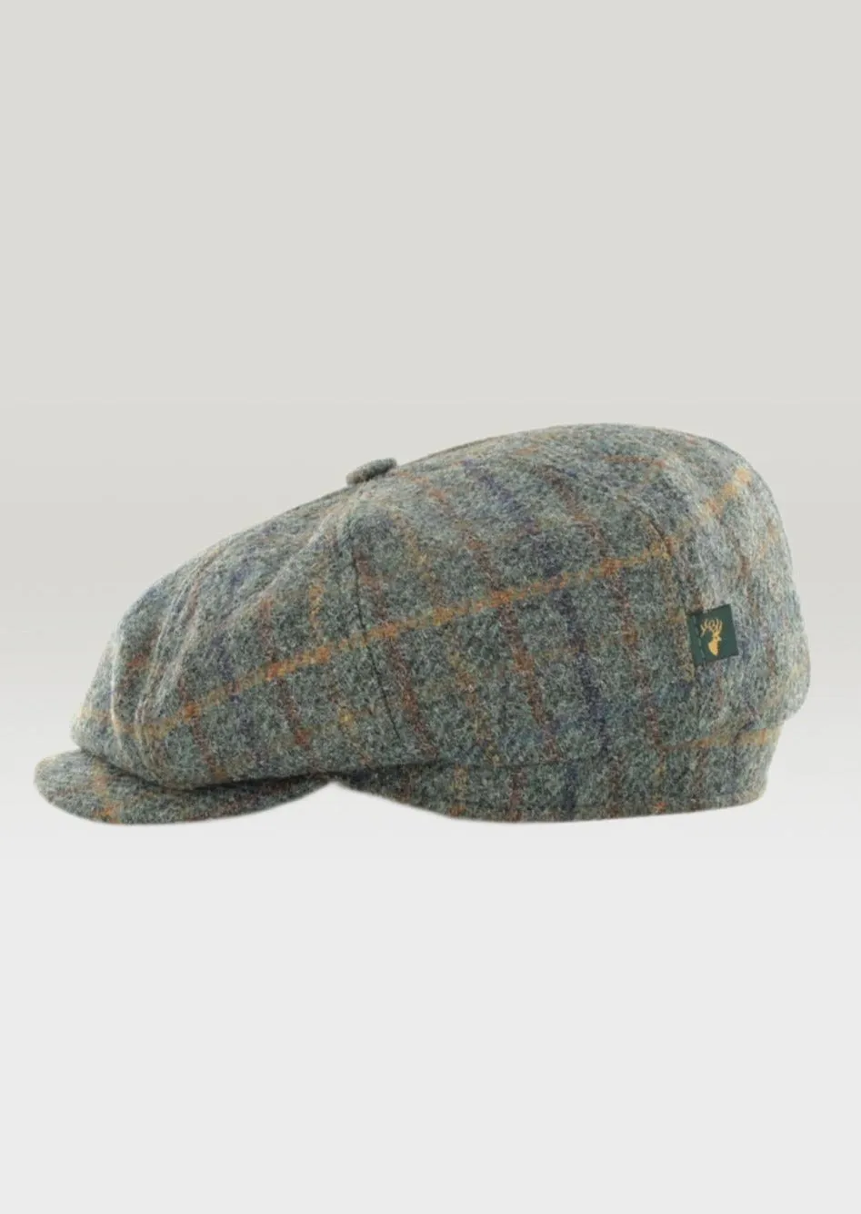 Mucros Driving Cap | Green Plaid