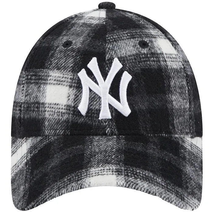 New Era Accessories Plaid 9Forty NY Yankees Black White