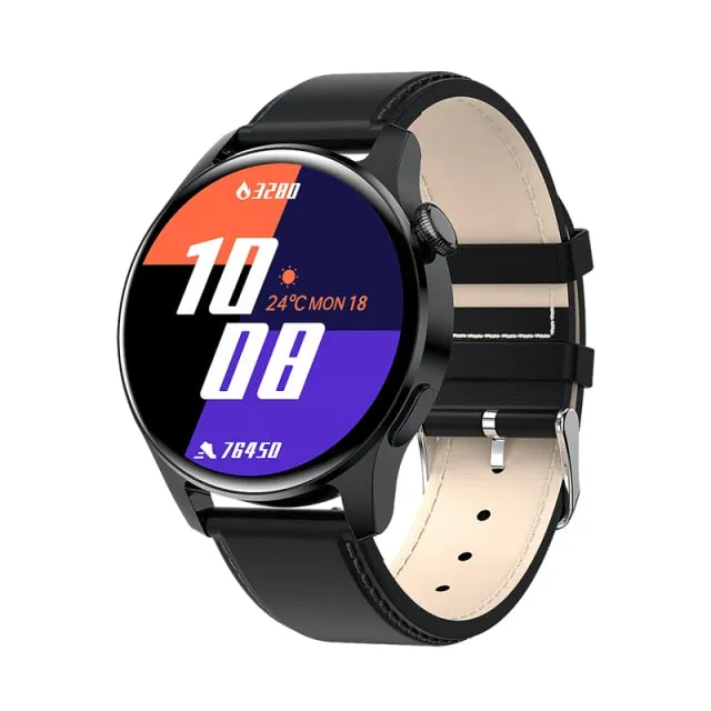 New For HUAWEI Smart Watch Men Waterproof Heart rate Sport Fitness Tracker Bluetooth Call Smartwatch Man For Android IOS