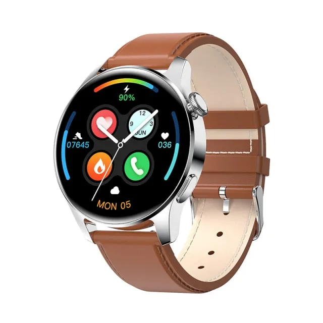 New For HUAWEI Smart Watch Men Waterproof Heart rate Sport Fitness Tracker Bluetooth Call Smartwatch Man For Android IOS