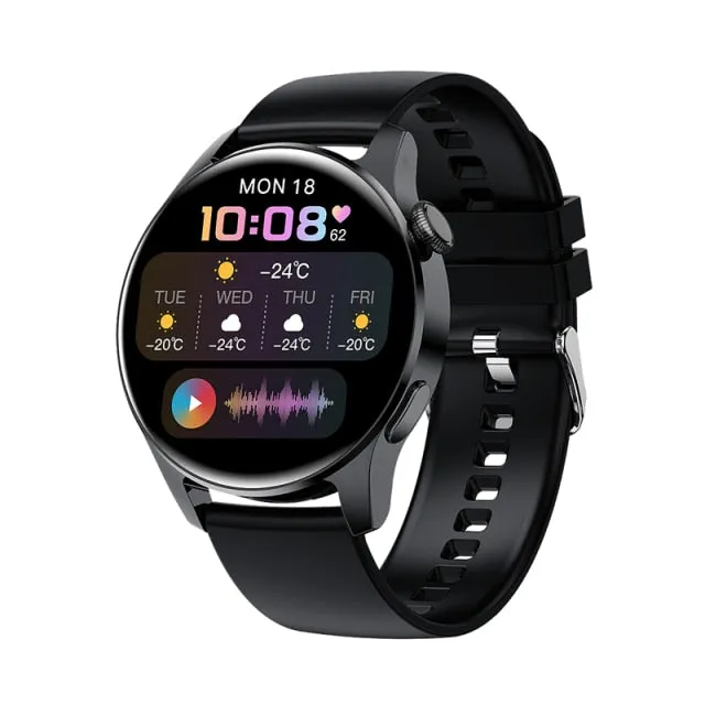 New For HUAWEI Smart Watch Men Waterproof Heart rate Sport Fitness Tracker Bluetooth Call Smartwatch Man For Android IOS