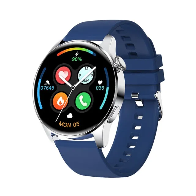 New For HUAWEI Smart Watch Men Waterproof Heart rate Sport Fitness Tracker Bluetooth Call Smartwatch Man For Android IOS