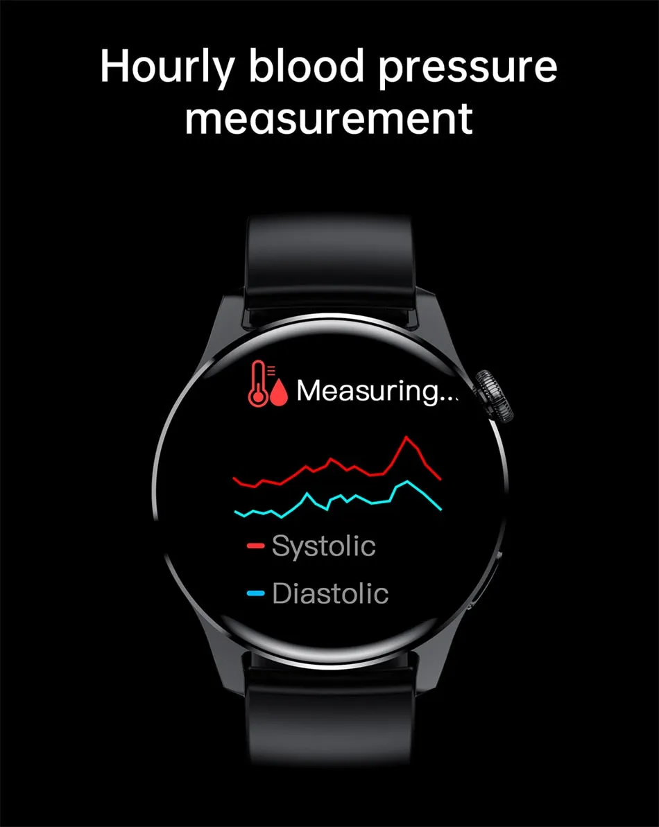 New For HUAWEI Smart Watch Men Waterproof Heart rate Sport Fitness Tracker Bluetooth Call Smartwatch Man For Android IOS