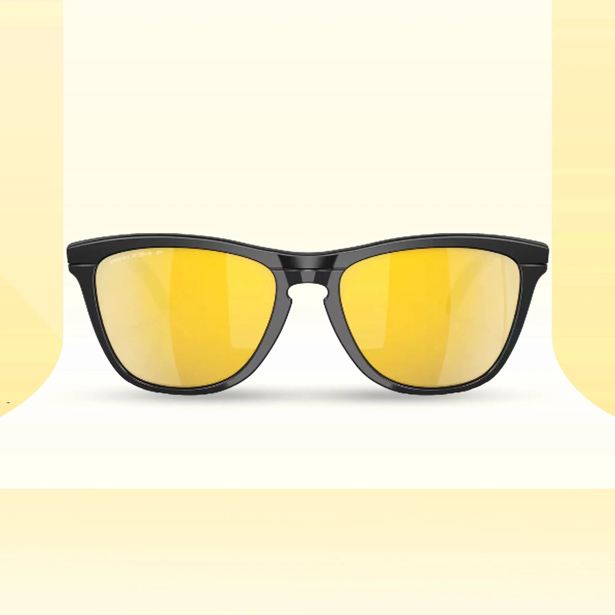 Oakley Frogskins Hybrid Matte Black Prizm 24 K Polar Sunglass