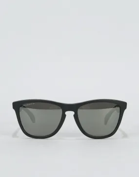Oakley Frogskins Sunglasses - Matte Black (Prizm Black Polarized Lens