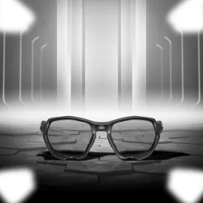 Oakley Plazma Matte Carbon Black Photochromatic Sunglass