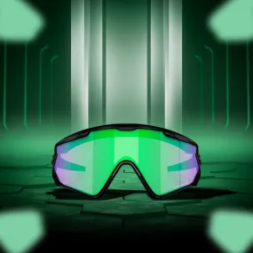 Oakley Wind Jacket Matte Black Prizm Road Jade Sunglass