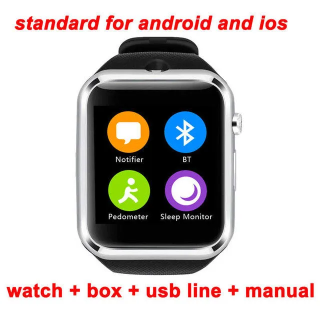 Original Interpad R9 Smart Watch Android Bluetooth Pedometer Fitness Tracker With SIM TF Camera