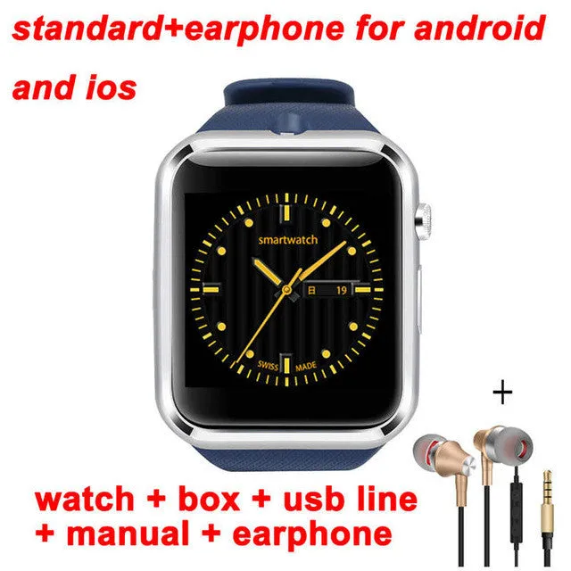 Original Interpad R9 Smart Watch Android Bluetooth Pedometer Fitness Tracker With SIM TF Camera