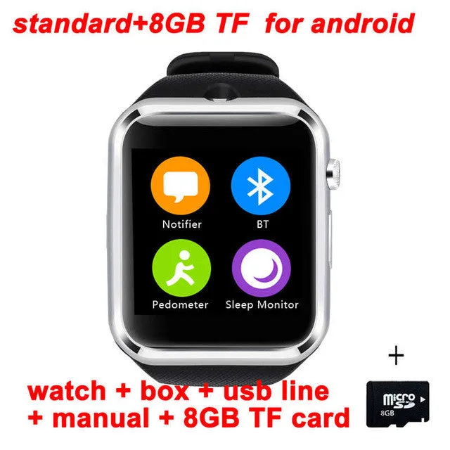 Original Interpad R9 Smart Watch Android Bluetooth Pedometer Fitness Tracker With SIM TF Camera