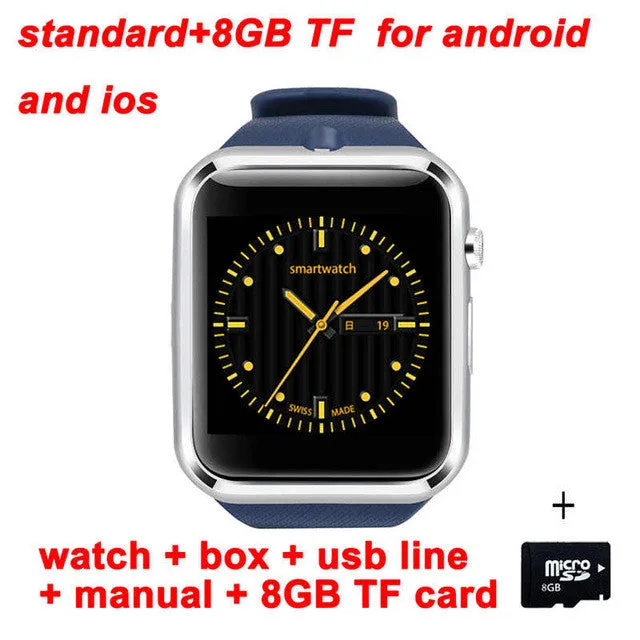 Original Interpad R9 Smart Watch Android Bluetooth Pedometer Fitness Tracker With SIM TF Camera