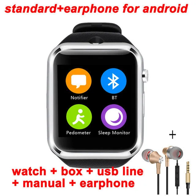 Original Interpad R9 Smart Watch Android Bluetooth Pedometer Fitness Tracker With SIM TF Camera