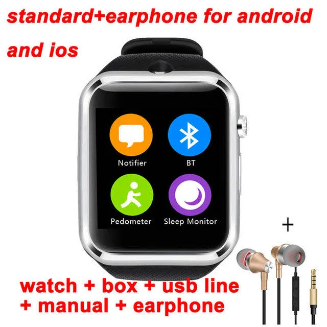 Original Interpad R9 Smart Watch Android Bluetooth Pedometer Fitness Tracker With SIM TF Camera