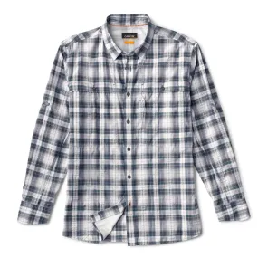 Orvis Men's LS Open Air Caster Plaid Shirt / Carbon