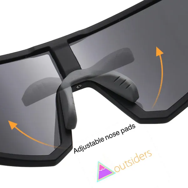 Outsiders Spaced  Sunglasses - Matte Navy / Yellow Speckled