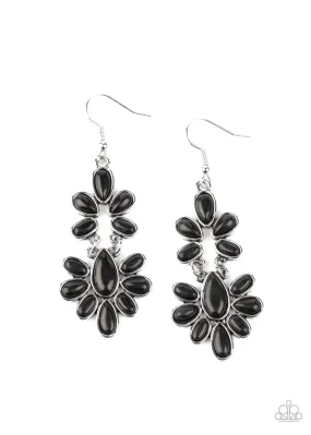 Paparazzi Earring ~ Cactus Cruise - Black