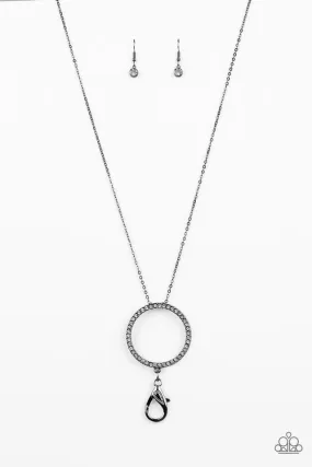 Paparazzi Necklace ~ Center Of Attention - Black