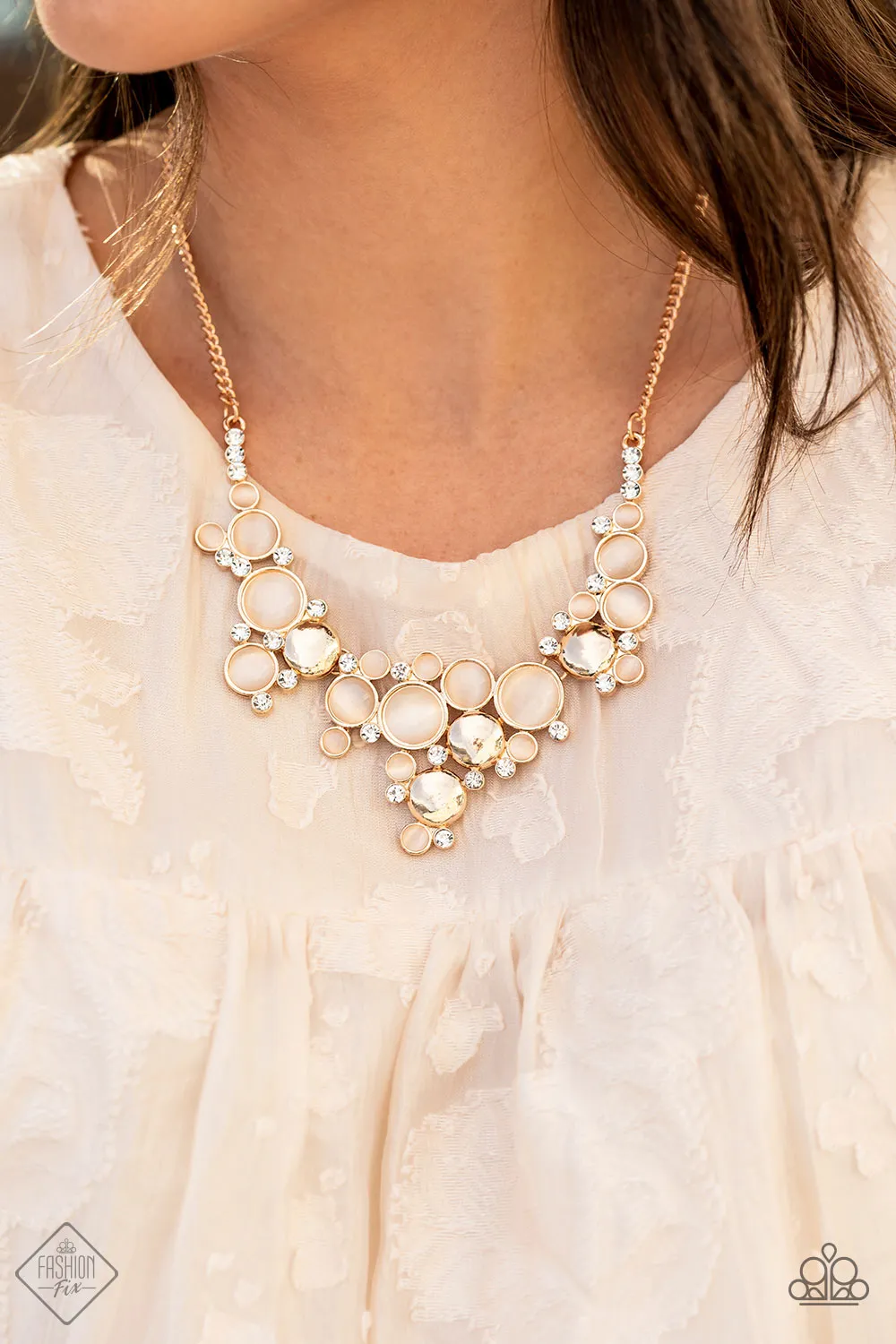 Paparazzi Necklace Fashion Fix June 2021 ~ Fairytale Affair - Gold