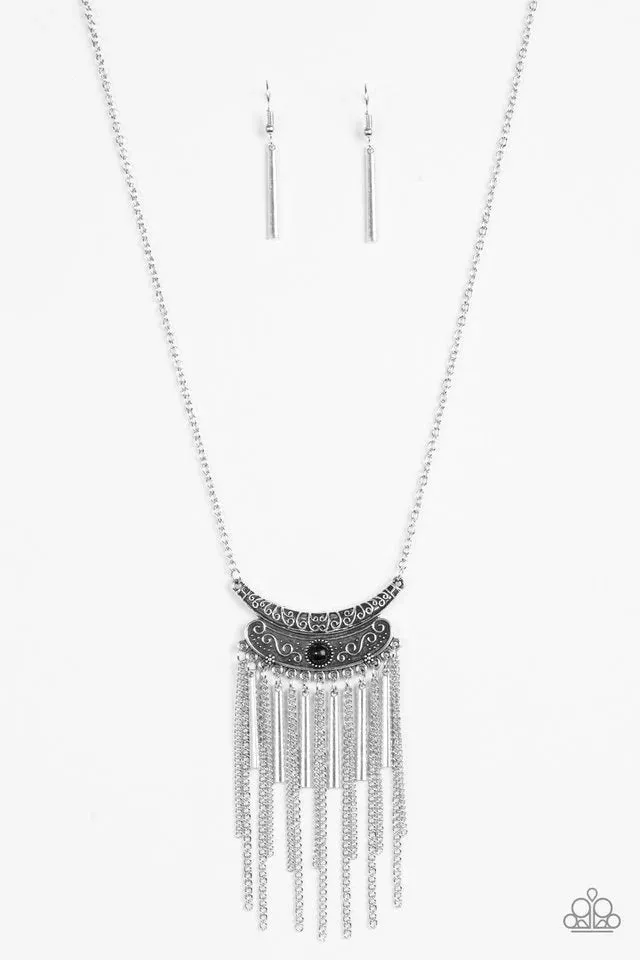 Paparazzi Necklace ~ Take ZEN - Black