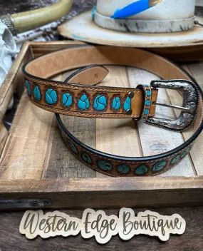 Parker Tooled Leather Belt