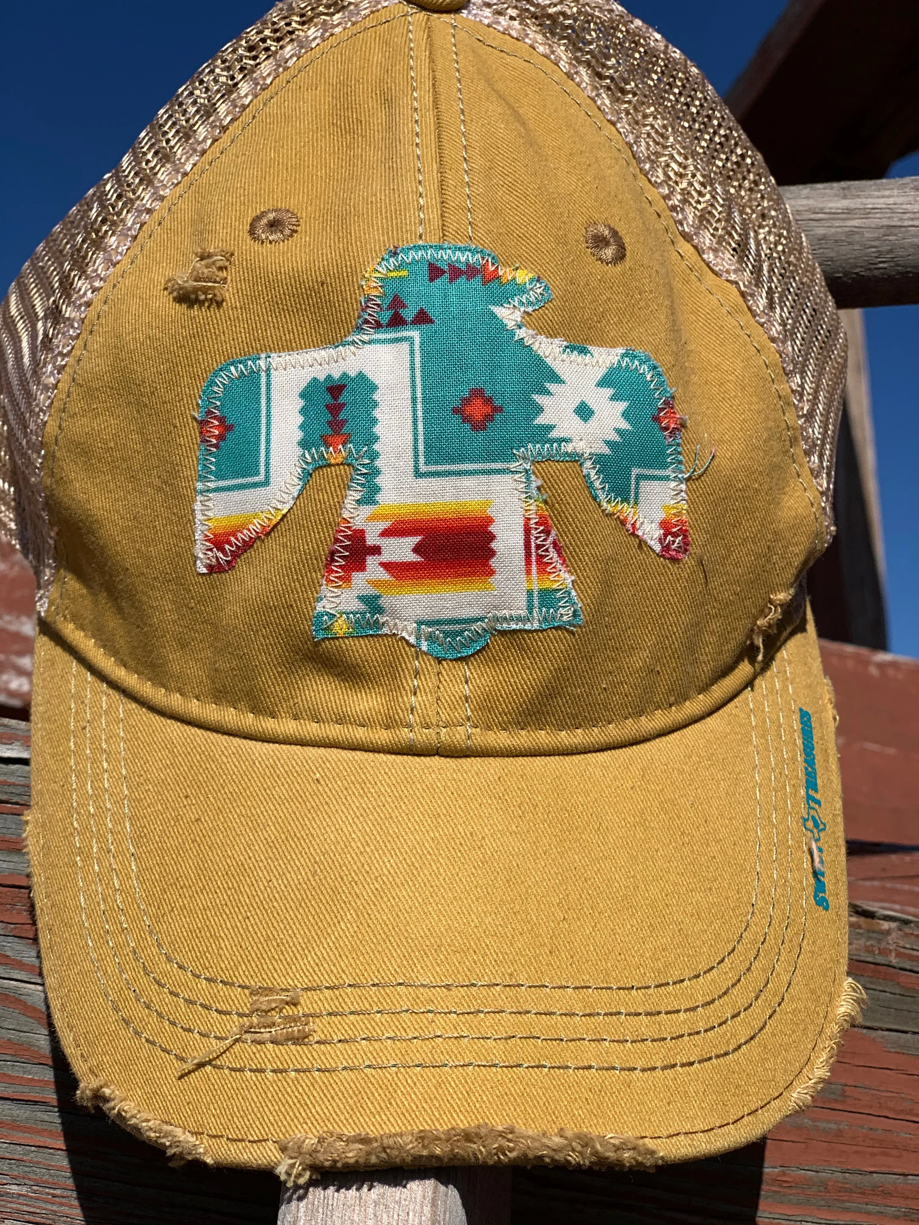 Patch Bird Mesh Cap
