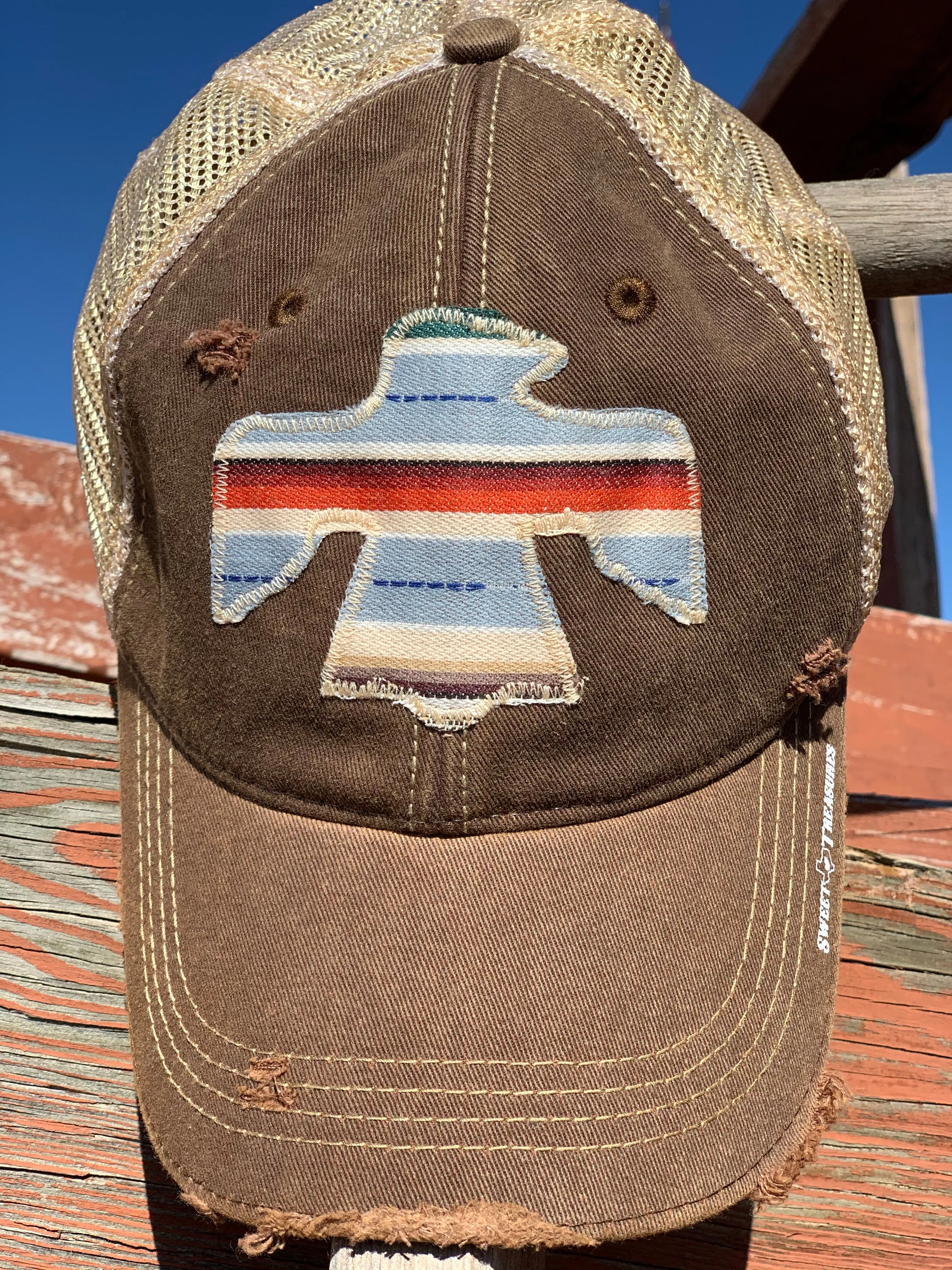 Patch Bird Mesh Cap