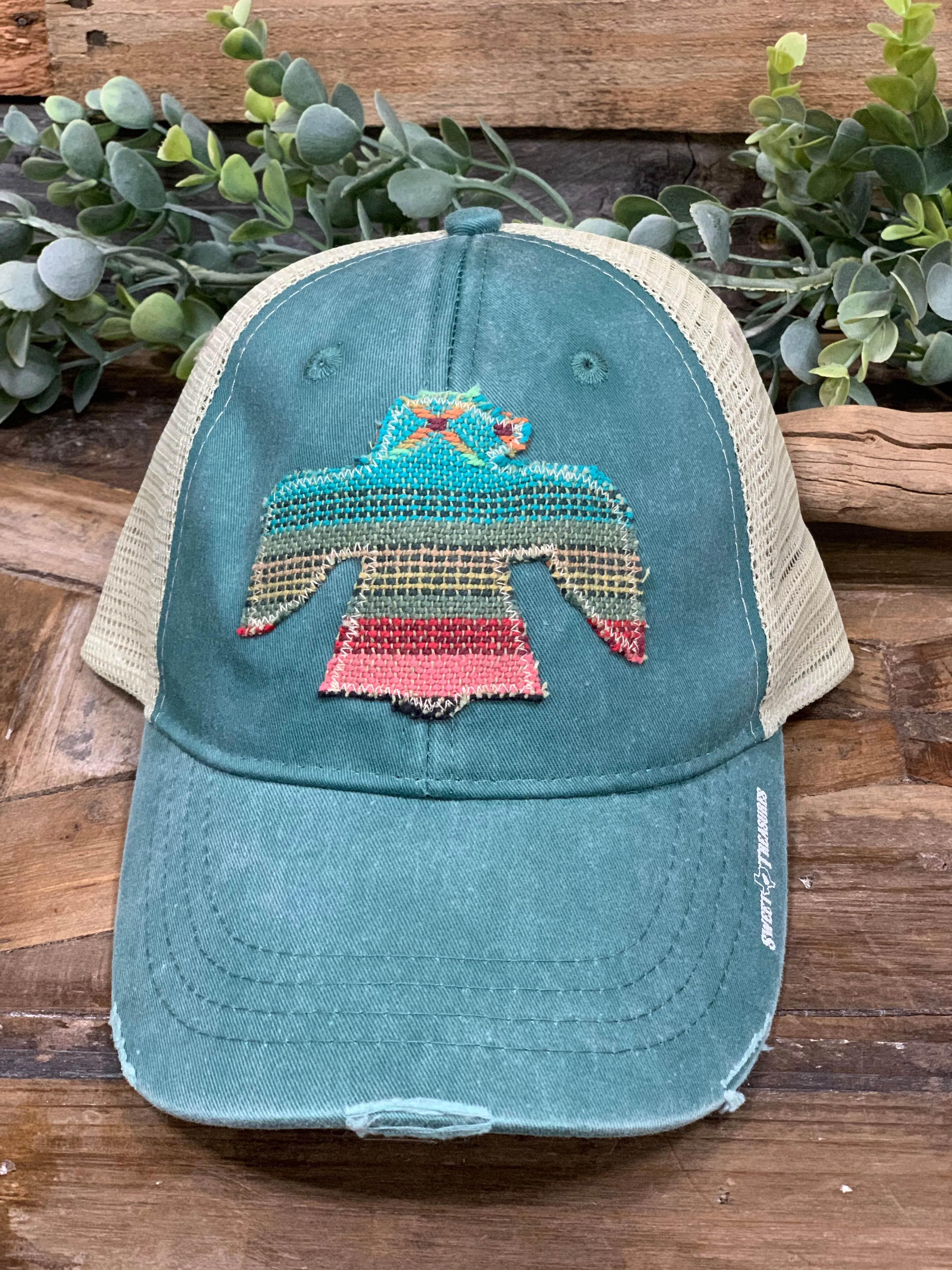 Patch Bird Mesh Cap