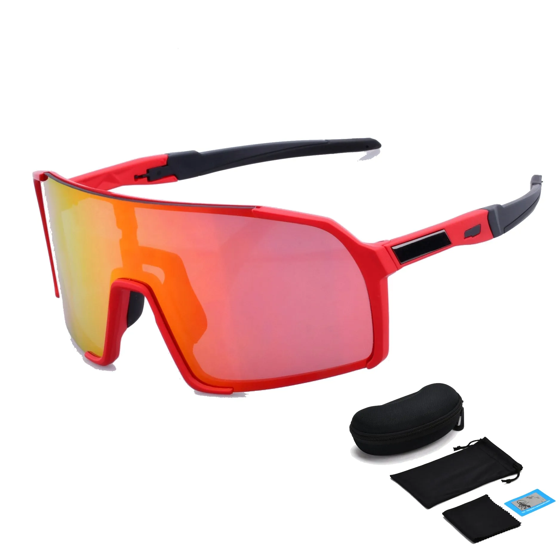 Polarized Sports Sunglasses for Men and Women, Fishing Baseball Running Cycling Mountain Sun Glasses UV Protection